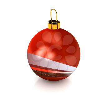 Royalty Free Clipart Image of a Christmas Ornament