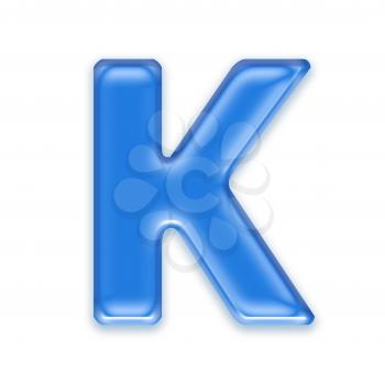 Royalty Free Clipart Image of a Letter 'K'