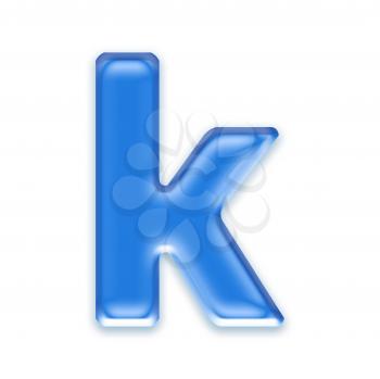 Royalty Free Clipart Image of a Letter 'k'