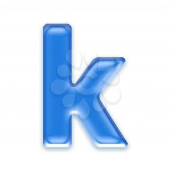 Royalty Free Clipart Image of a Letter 'k'