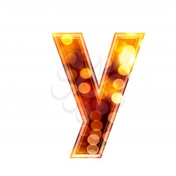 Royalty Free Clipart Image of a Letter 'y'