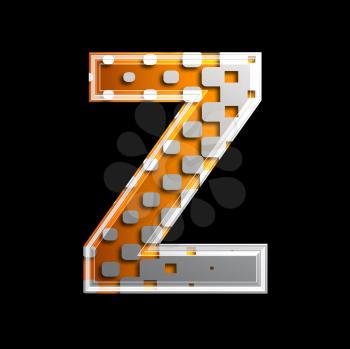 Royalty Free Clipart Image of a Letter 'Z'