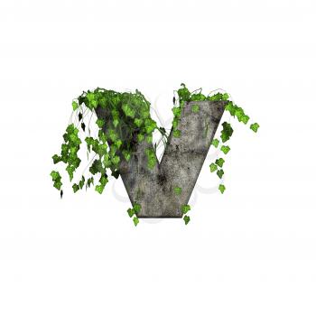 Royalty Free Clipart Image of a Letter 'v'