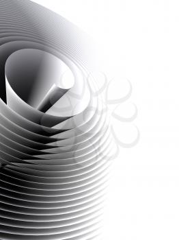 Royalty Free Clipart Image of a Paper Roll