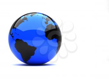 Royalty Free Clipart Image of Earth