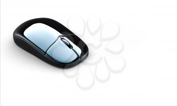 Royalty Free Clipart Image of a Computer mouse