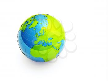 Royalty Free Clipart Image of The Earth