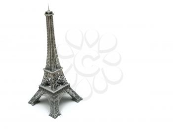 Royalty Free Clipart Image of the Eiffel Tower