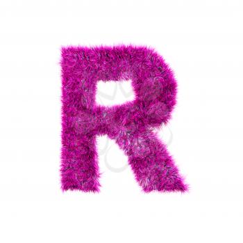 pink grass letter