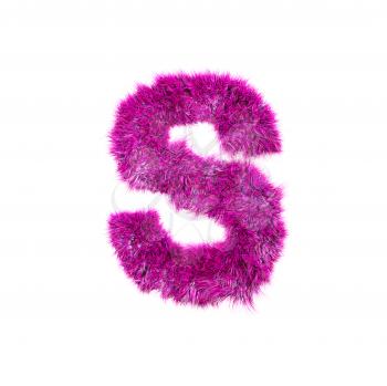 pink grass letter