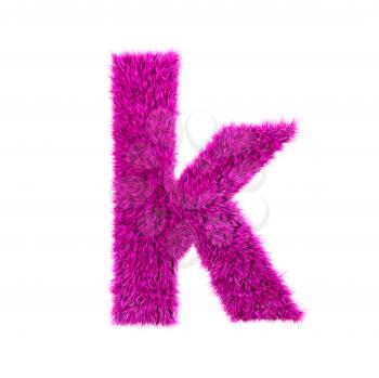 pink grass letter