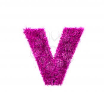 pink grass letter