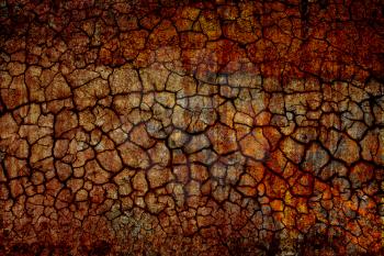 An old and crackled wall texture - grunge background