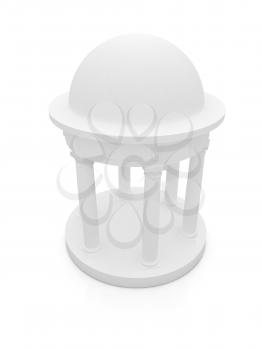 Rotunda on a white background 