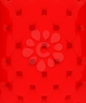 Sepia picture of genuine red fabric upholstery 