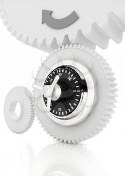 gears with lock