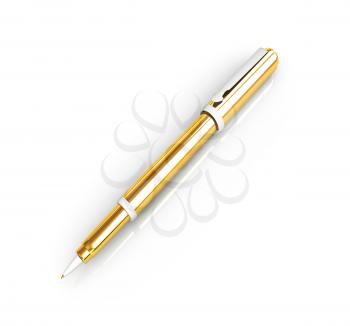 Gold corporate pen design 