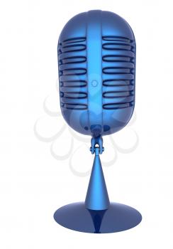 3d rendering of a microphone