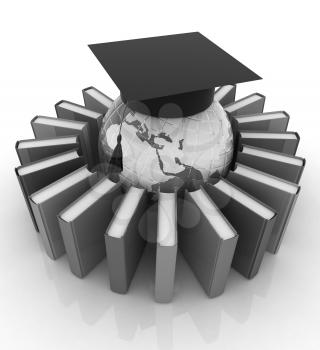 Global Education on a white background