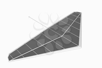 Hang glider isolated on a white background