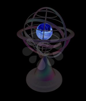 Terrestrial globe model 