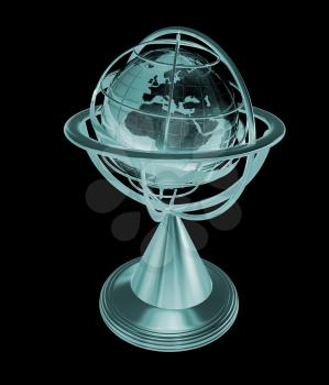 Terrestrial globe model 