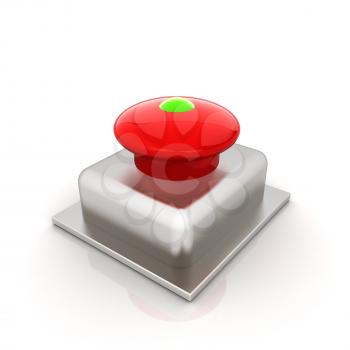 Emergency Button 3d icon