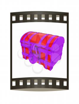 cartoon chest. The film strip