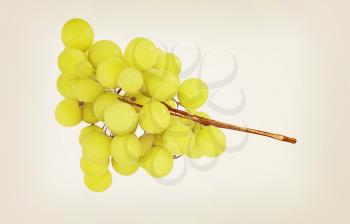 Grapes isolated on white background