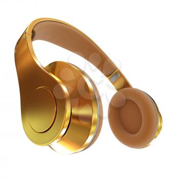 Best headphone icon. 3d illustration