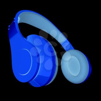 Best headphone icon. 3d illustration