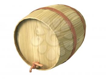 Wooden barrel for wine