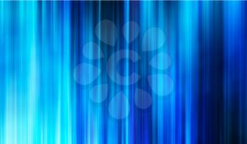 Vertical abstract blue curtains background