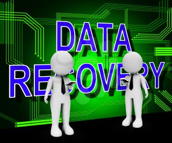 Data Recovery Software Bigdata Restoring 3d Rendering Shows Rebuild Of Network Or Server After Storage Disaster 