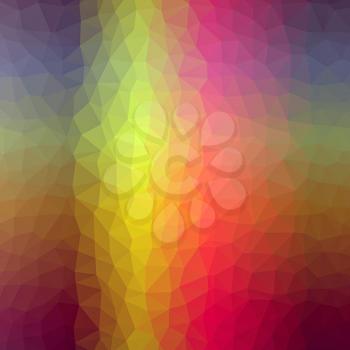 Abstract colorful triangular or polygonal background.