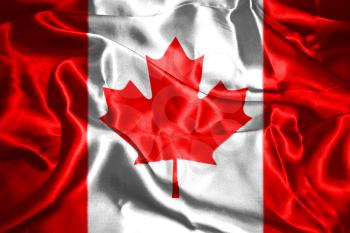 Canadian National Flag 3D Rendering