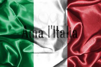 Italy Flag. Official colors and proportion. National Flag of Italy illustration