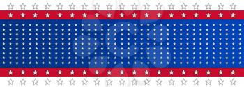 Independence Day, 4th Of July National Holiday in United States of America. Background Banner With US Colors and Stars