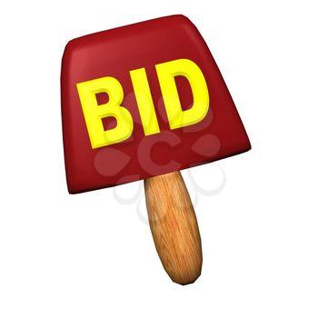 Bid Clipart