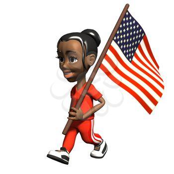 American Flag Clipart