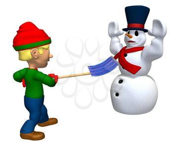 Snow-text Clipart