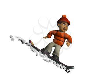 Snowboarding Clipart
