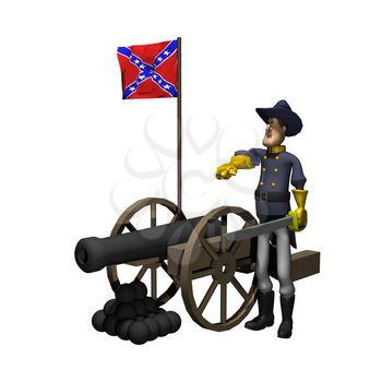 Confederate Clipart