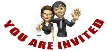 Invited Clipart