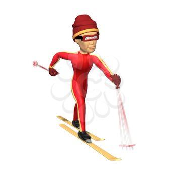 Skier Clipart