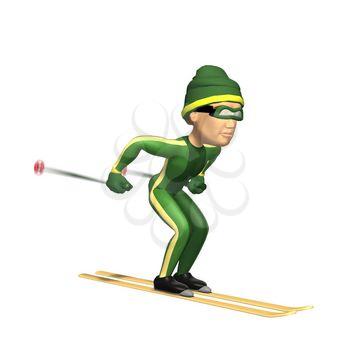 Skier Clipart