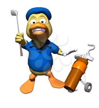 Golfing Clipart