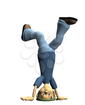 Headstand Clipart