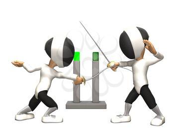 Fencers Clipart