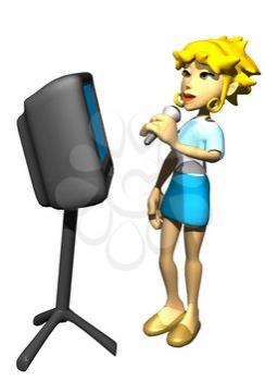 Singing Clipart